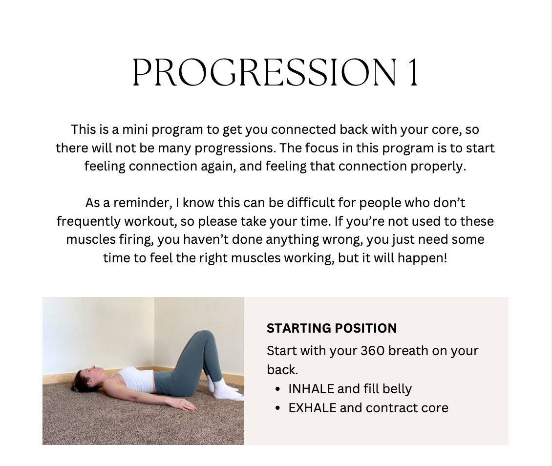 Pregnancy & Postpartum Core Reset Guide